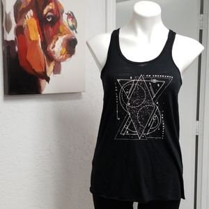 This is a M black tank top